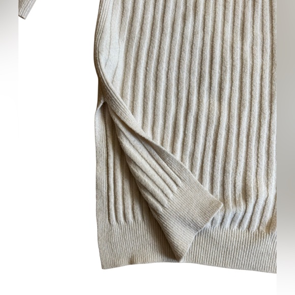 H&M Women's Ribbed-Knit Midi Relaxed Fit Dress Size Medium - Picture 5 of 6